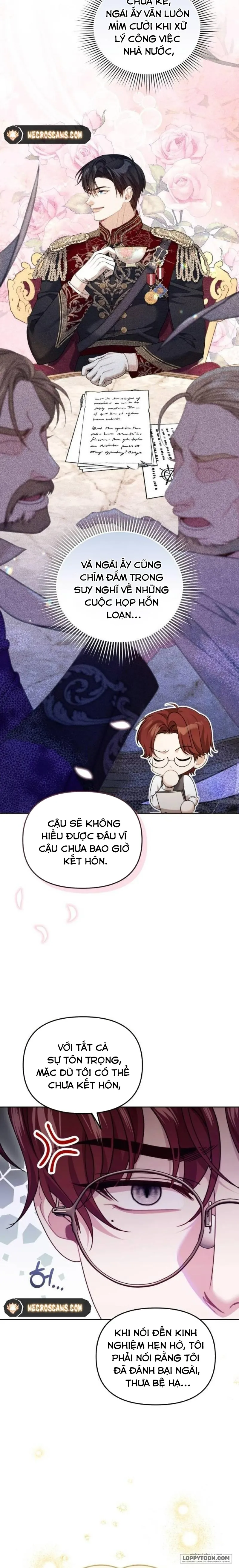 Tôi Đã Trải Qua Đêm Đầu Tiên Dù Chỉ Là Hoàng Hậu Thay Thế - Chap 19 - Trang 4