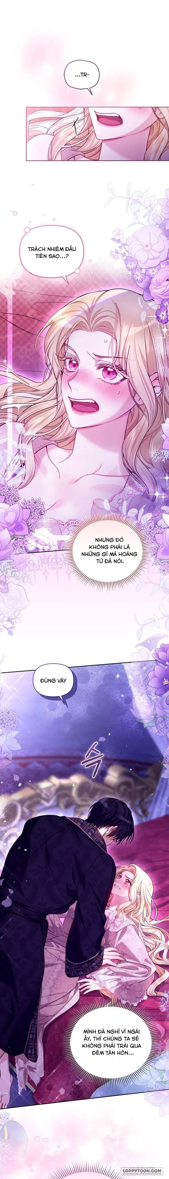 Tôi Đã Trải Qua Đêm Đầu Tiên Dù Chỉ Là Hoàng Hậu Thay Thế - Chap 2 - Trang 1