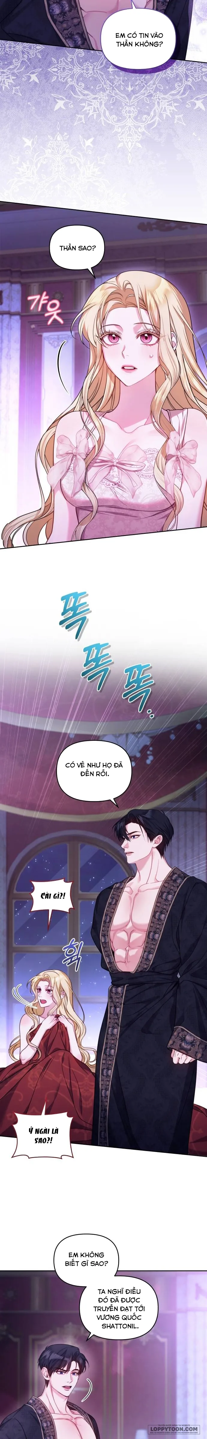 Tôi Đã Trải Qua Đêm Đầu Tiên Dù Chỉ Là Hoàng Hậu Thay Thế - Chap 2 - Trang 9