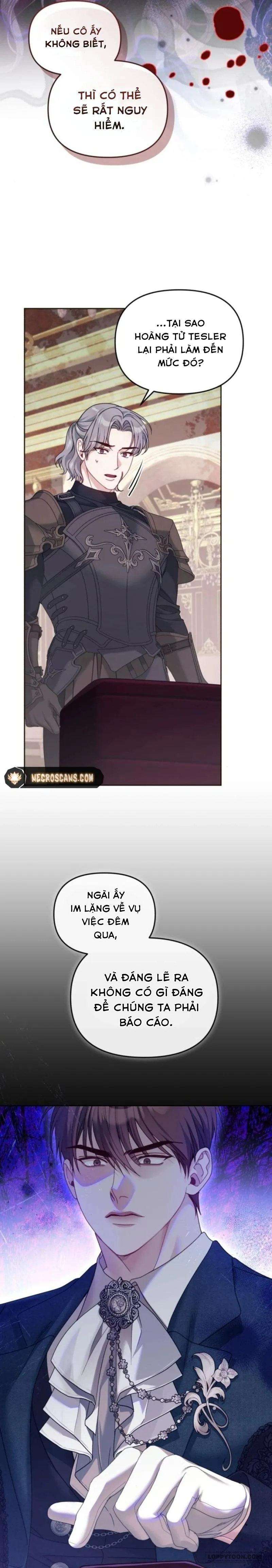 Tôi Đã Trải Qua Đêm Đầu Tiên Dù Chỉ Là Hoàng Hậu Thay Thế - Chap 23 - Trang 3