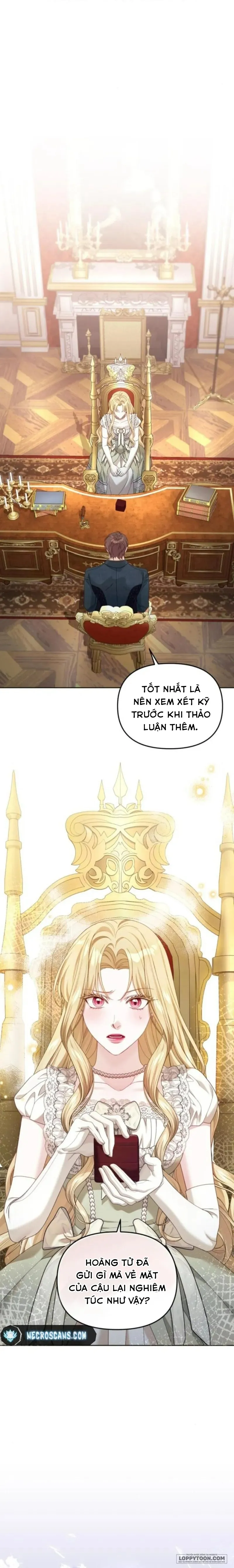 Tôi Đã Trải Qua Đêm Đầu Tiên Dù Chỉ Là Hoàng Hậu Thay Thế - Chap 24 - Trang 8