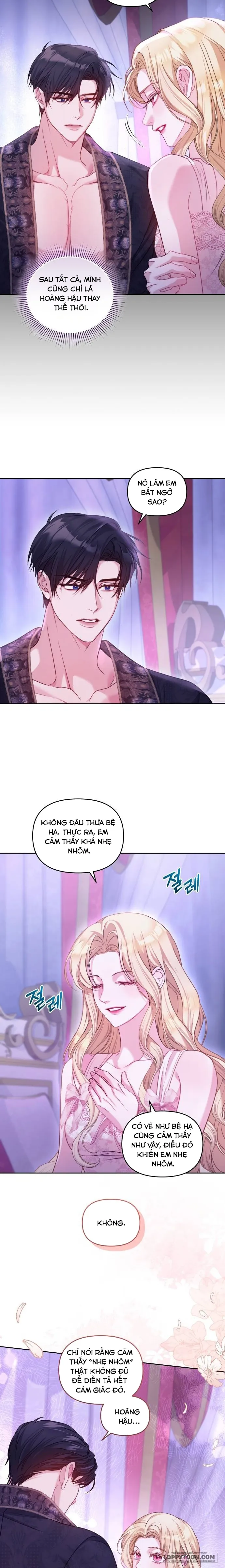 Tôi Đã Trải Qua Đêm Đầu Tiên Dù Chỉ Là Hoàng Hậu Thay Thế - Chap 3 - Trang 14