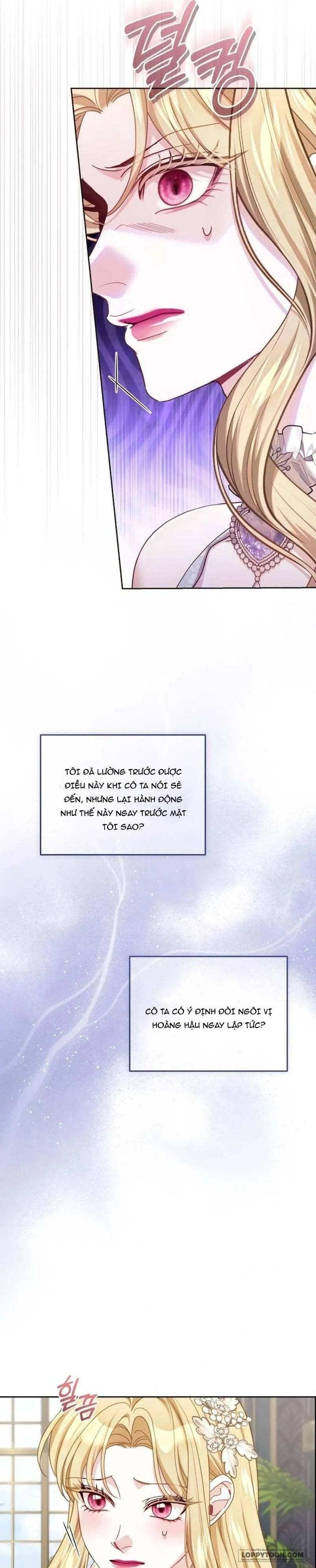 Tôi Đã Trải Qua Đêm Đầu Tiên Dù Chỉ Là Hoàng Hậu Thay Thế - Chap 31 - Trang 3