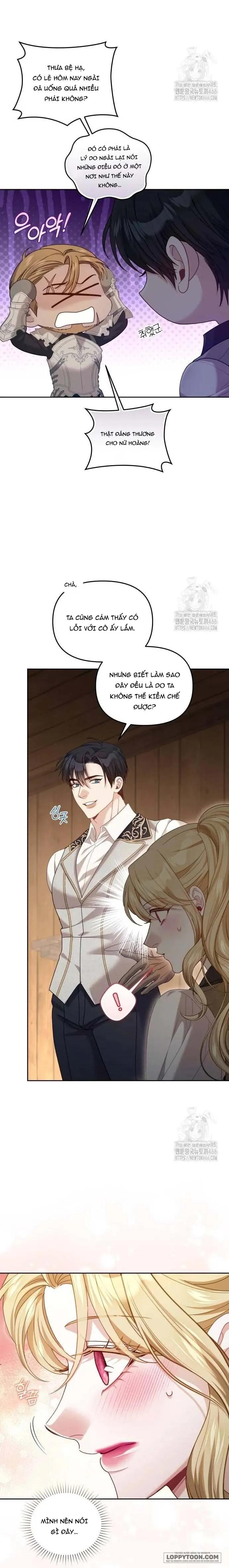 Tôi Đã Trải Qua Đêm Đầu Tiên Dù Chỉ Là Hoàng Hậu Thay Thế - Chap 34 - Trang 3