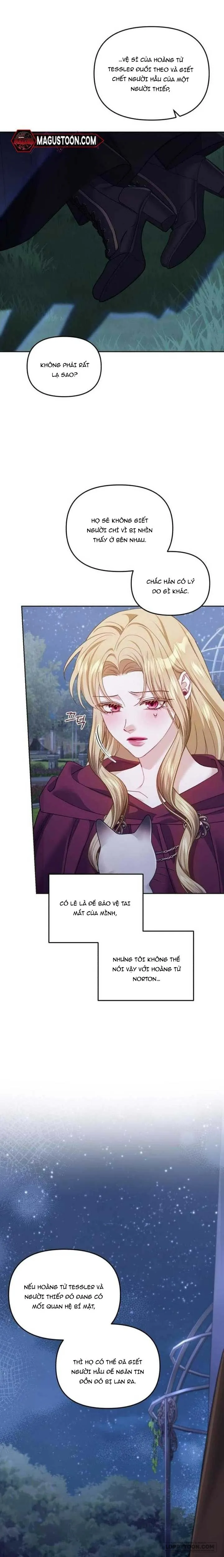 Tôi Đã Trải Qua Đêm Đầu Tiên Dù Chỉ Là Hoàng Hậu Thay Thế - Chap 36 - Trang 9