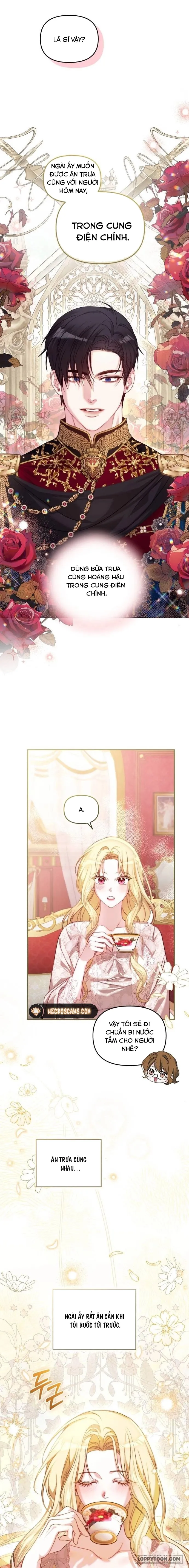Tôi Đã Trải Qua Đêm Đầu Tiên Dù Chỉ Là Hoàng Hậu Thay Thế - Chap 4 - Trang 13