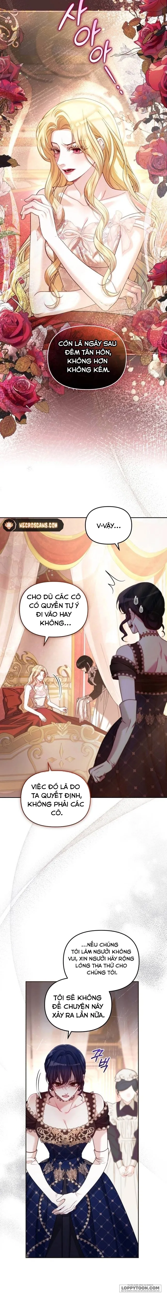 Tôi Đã Trải Qua Đêm Đầu Tiên Dù Chỉ Là Hoàng Hậu Thay Thế - Chap 4 - Trang 4