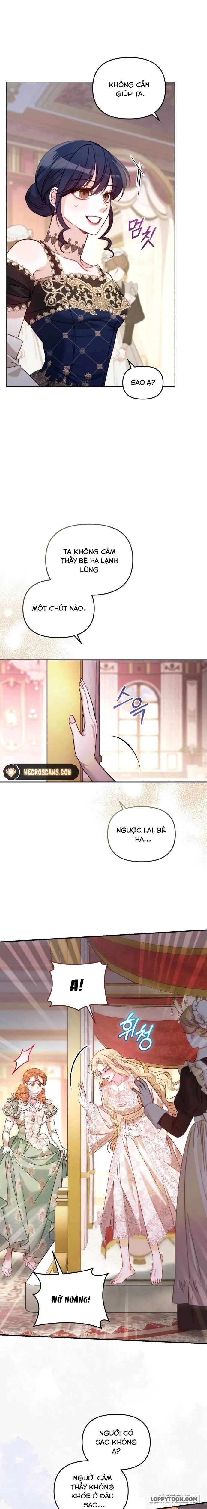 Tôi Đã Trải Qua Đêm Đầu Tiên Dù Chỉ Là Hoàng Hậu Thay Thế - Chap 4 - Trang 7