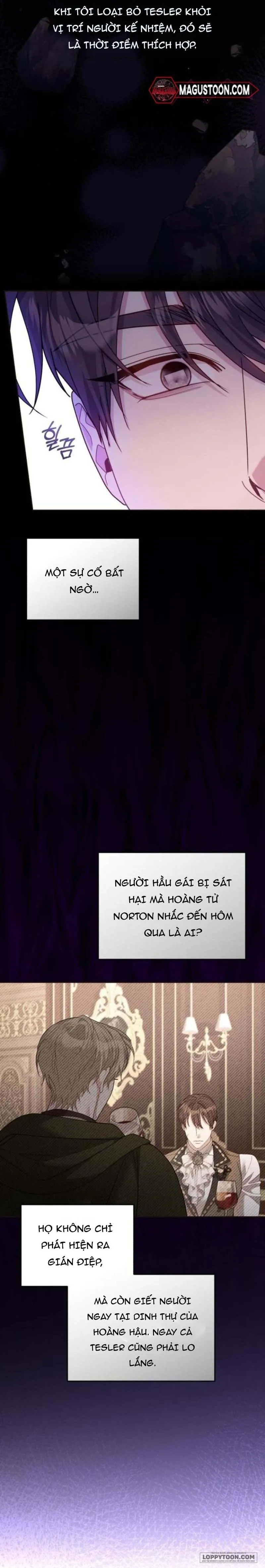 Tôi Đã Trải Qua Đêm Đầu Tiên Dù Chỉ Là Hoàng Hậu Thay Thế - Chap 40 - Trang 2