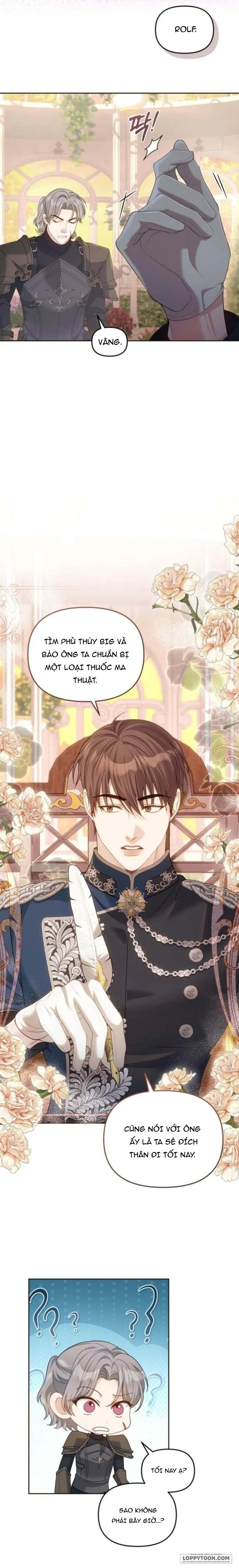 Tôi Đã Trải Qua Đêm Đầu Tiên Dù Chỉ Là Hoàng Hậu Thay Thế - Chap 40 - Trang 3