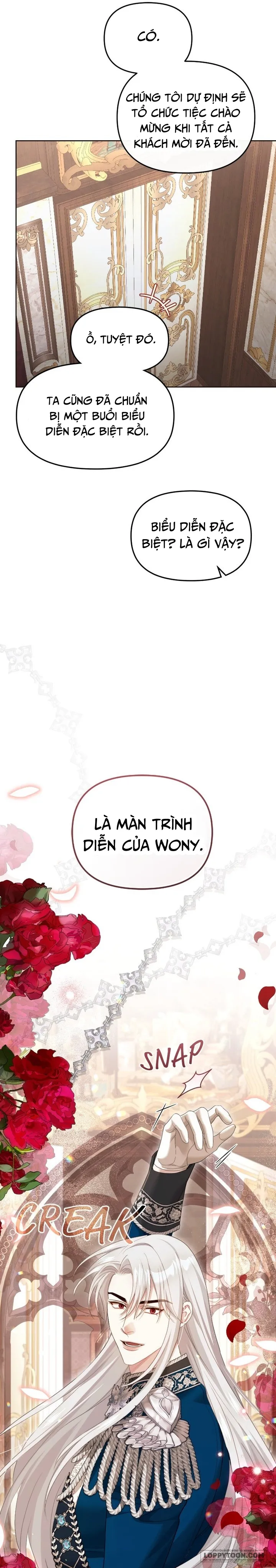 Tôi Đã Trải Qua Đêm Đầu Tiên Dù Chỉ Là Hoàng Hậu Thay Thế - Chap 43 - Trang 9