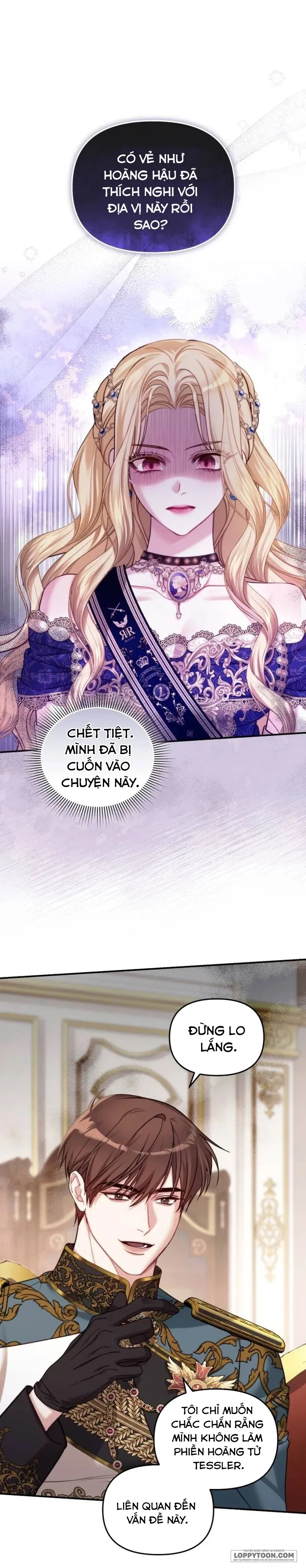 Tôi Đã Trải Qua Đêm Đầu Tiên Dù Chỉ Là Hoàng Hậu Thay Thế - Chap 5 - Trang 1