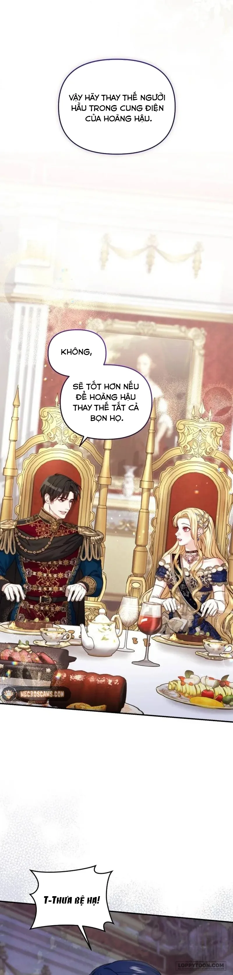Tôi Đã Trải Qua Đêm Đầu Tiên Dù Chỉ Là Hoàng Hậu Thay Thế - Chap 5 - Trang 34