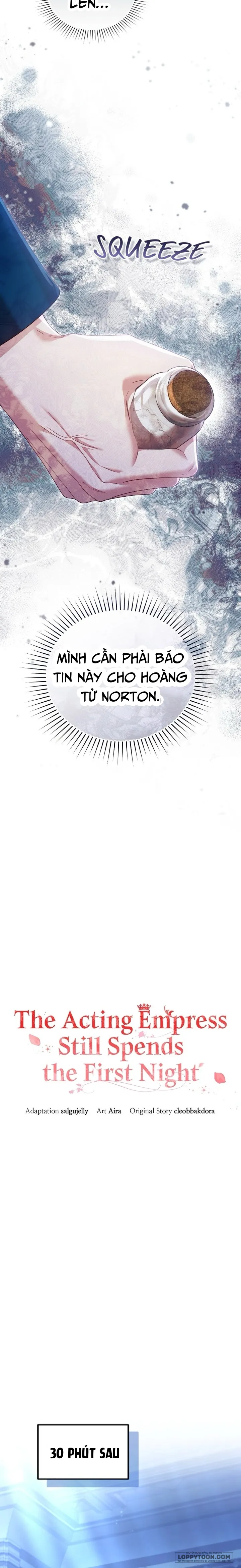 Tôi Đã Trải Qua Đêm Đầu Tiên Dù Chỉ Là Hoàng Hậu Thay Thế - Chap 50 - Trang 14