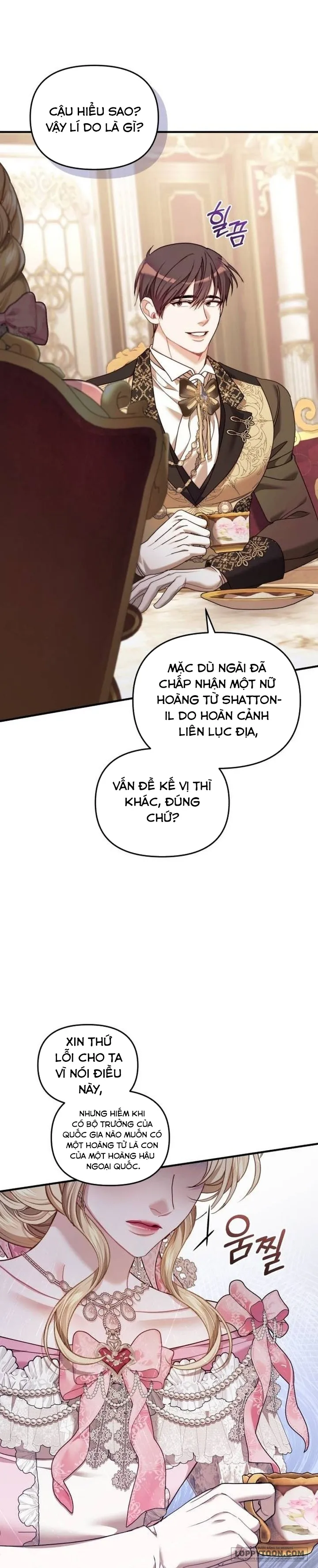 Tôi Đã Trải Qua Đêm Đầu Tiên Dù Chỉ Là Hoàng Hậu Thay Thế - Chap 9 - Trang 19