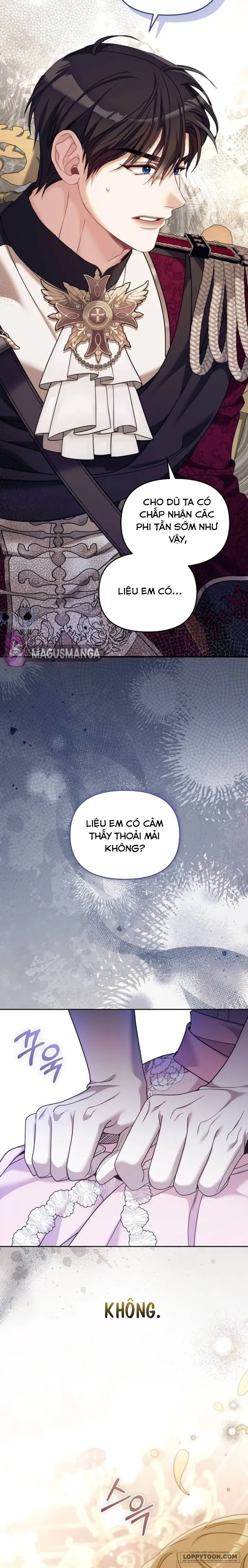 Tôi Đã Trải Qua Đêm Đầu Tiên Dù Chỉ Là Hoàng Hậu Thay Thế - Chap 9 - Trang 32