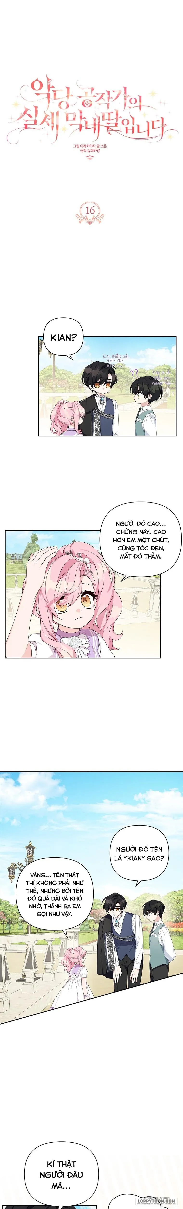Tôi Đã Trở Thành Con Gái Út Của Công Tước Phản Diện - Chap 16 - Trang 1