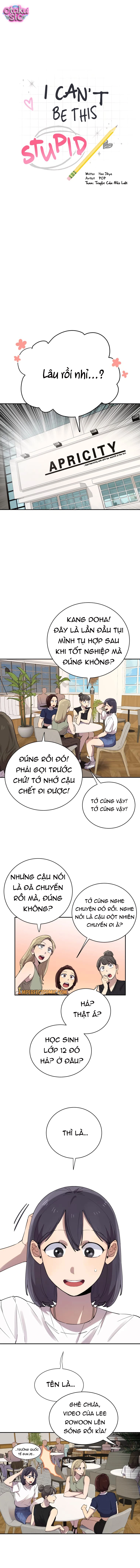 Tôi Không Thể Ngu Ngốc Đến Mức Này - Chap 1 - Trang 1