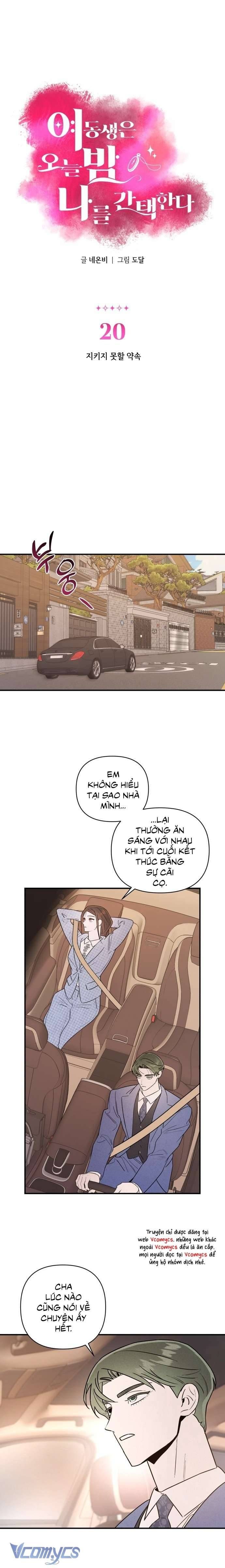Tối Nay Tôi Là Người Được Cô Ấy Chọn - Chap 20 - Trang 2