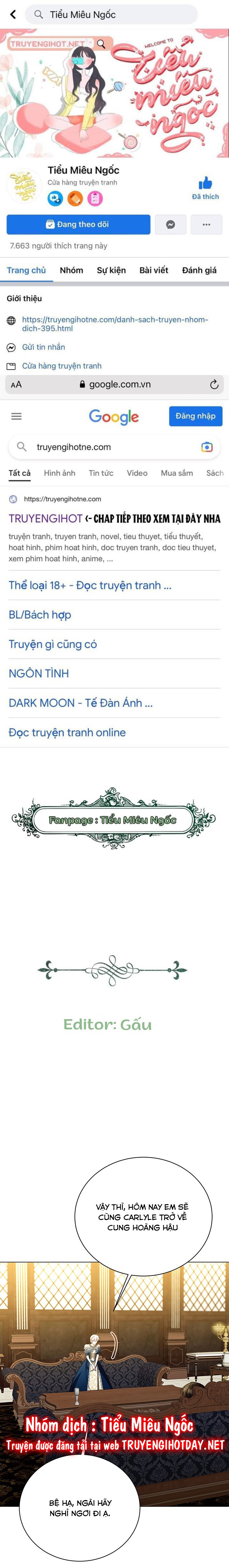 Tôi Sẽ Không Hối Tiếc Vì Anh Đâu - Chap 122 - Trang 1