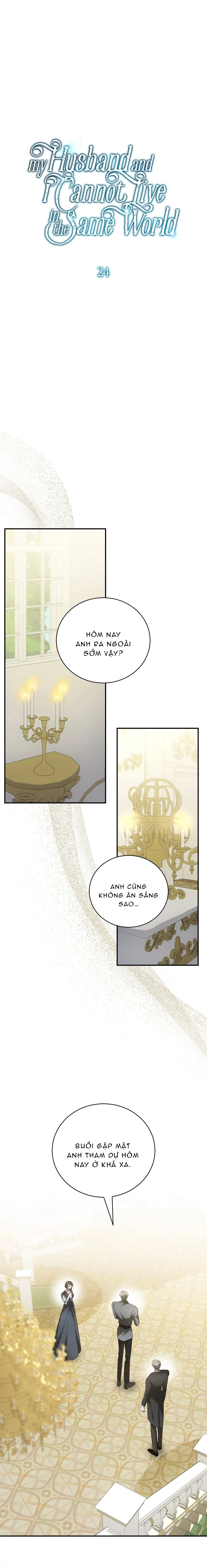Tôi và chồng tôi không sống cùng một thế giới - Chap 24 - Trang 1