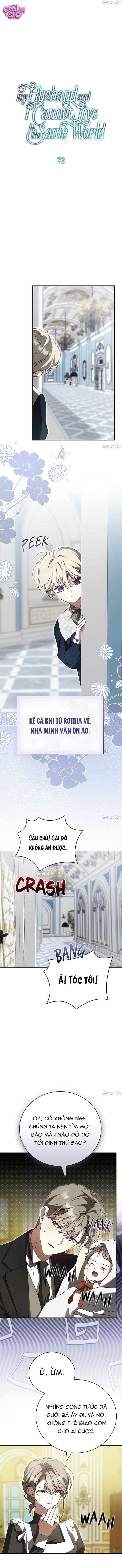 Tôi và chồng tôi không sống cùng một thế giới - Chap 72 - Trang 1
