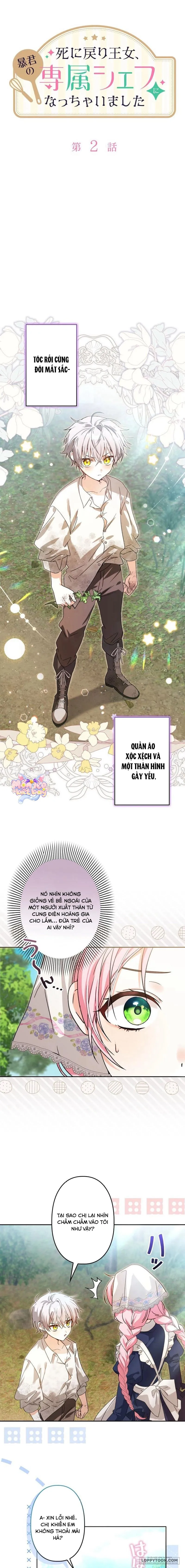 Trở Thành Đầu Bếp Riêng Của Nhân Vật Phản Diện - Chap 2 - Trang 2