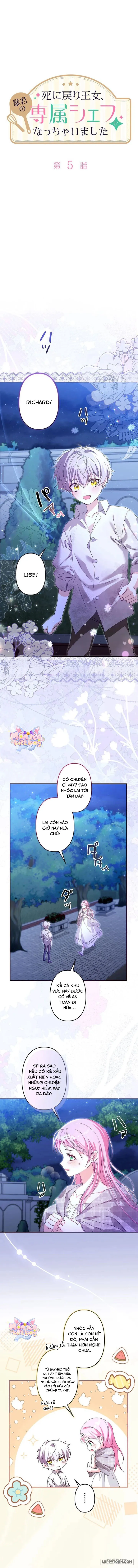 Trở Thành Đầu Bếp Riêng Của Nhân Vật Phản Diện - Chap 5 - Trang 1