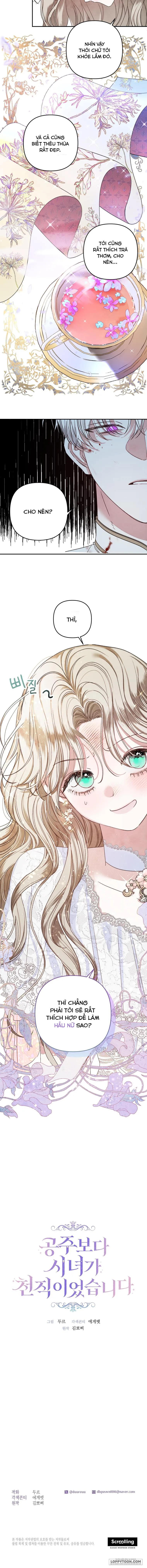 Trở Thành Hầu Nữ Còn Quan Trọng Hơn Là Làm Công Chúa - Chap 1 - Trang 8