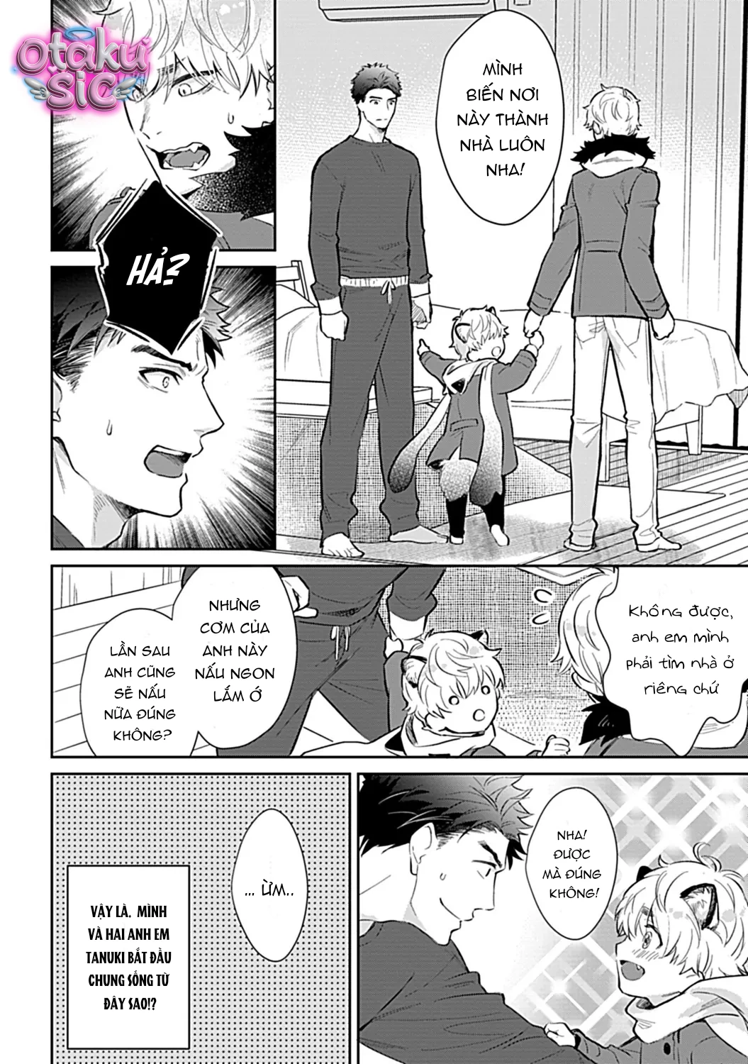 Trở Thành Một Gia Đình Cùng Hai Anh Em Tanuki - Chap 1 - Trang 17