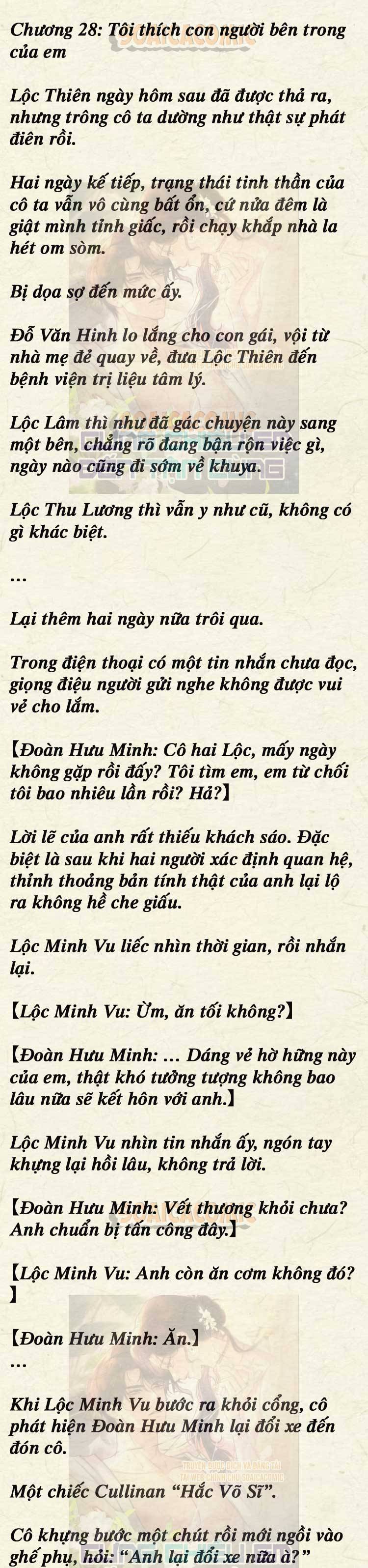[TRUYỆN CHỮ] Cưng Chiều Em Đến Tận Cùng - Chap 28 - Trang 1
