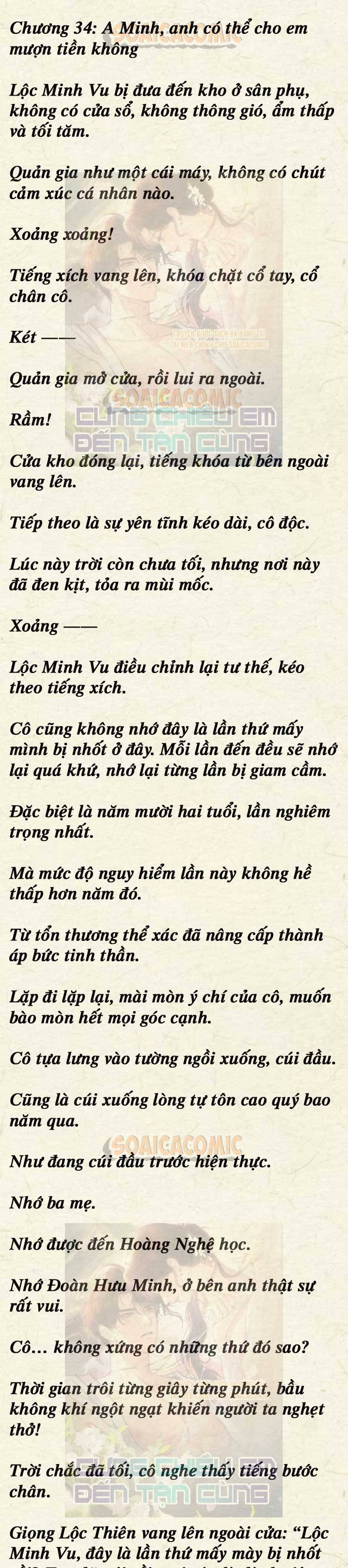 [TRUYỆN CHỮ] Cưng Chiều Em Đến Tận Cùng - Chap 34 - Trang 1