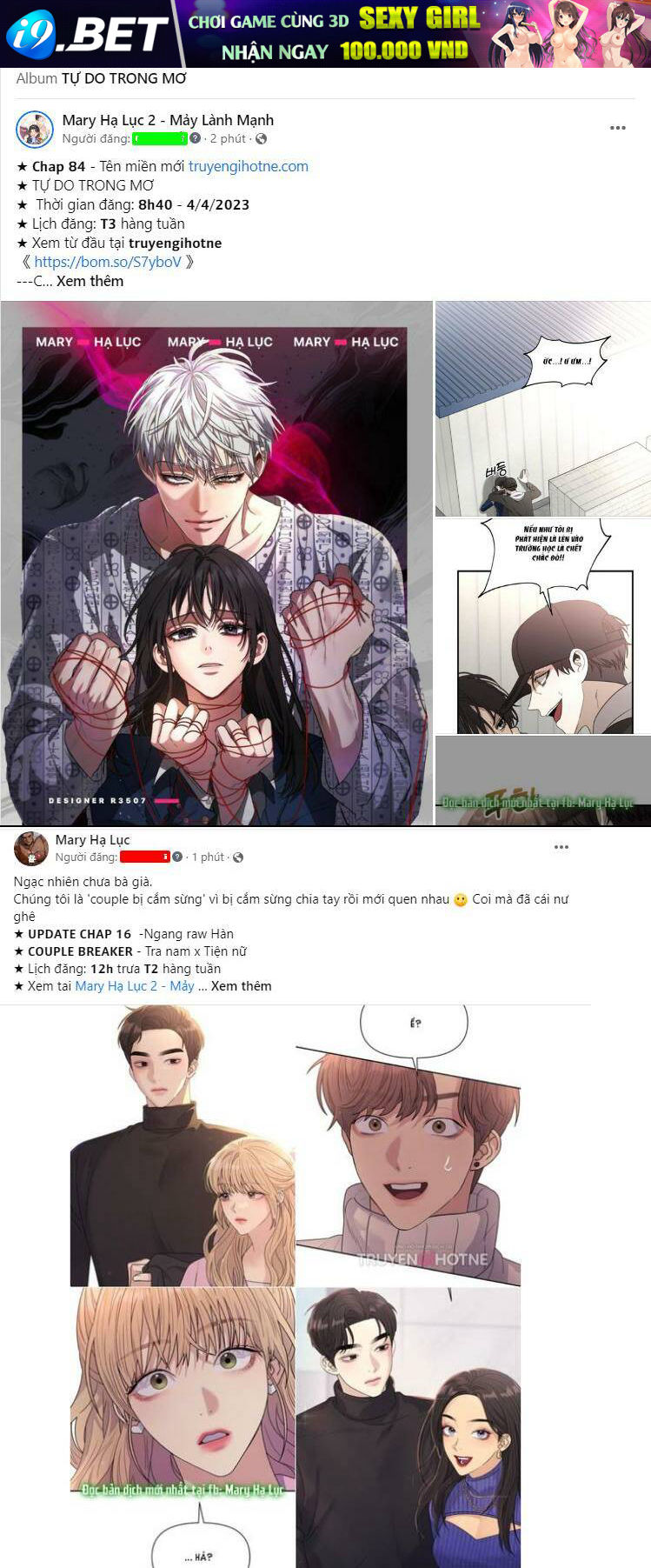 Tự Do Trong Mơ - Chap 84.2 - Trang 1