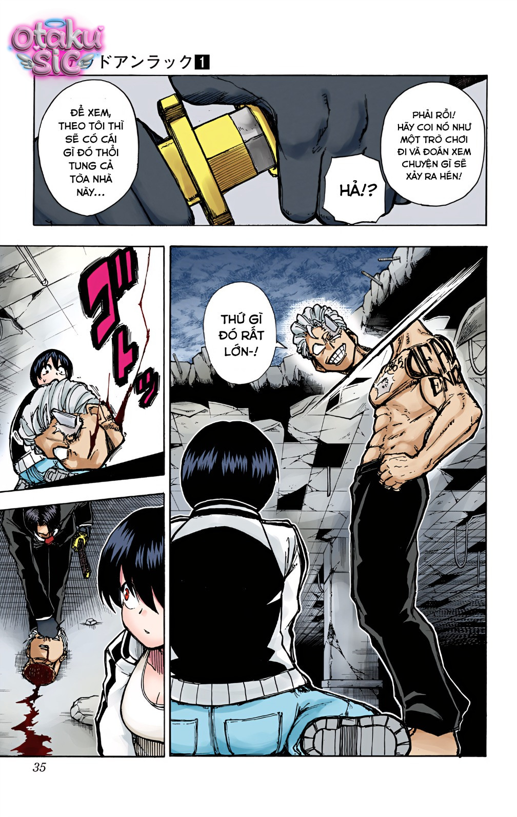 Undead Unluck Bản màu - Chap 1 - Trang 35