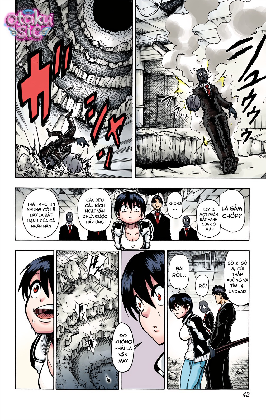 Undead Unluck Bản màu - Chap 1 - Trang 42