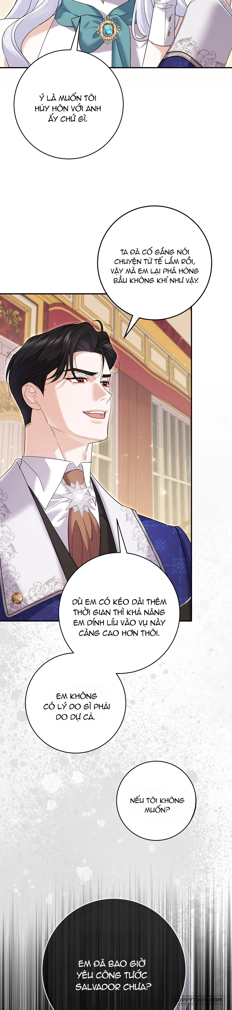 Vị Hôn Phu Phản Diện Cản Trở Con Đường Hoa Của Tôi - Chap 38 - Trang 14