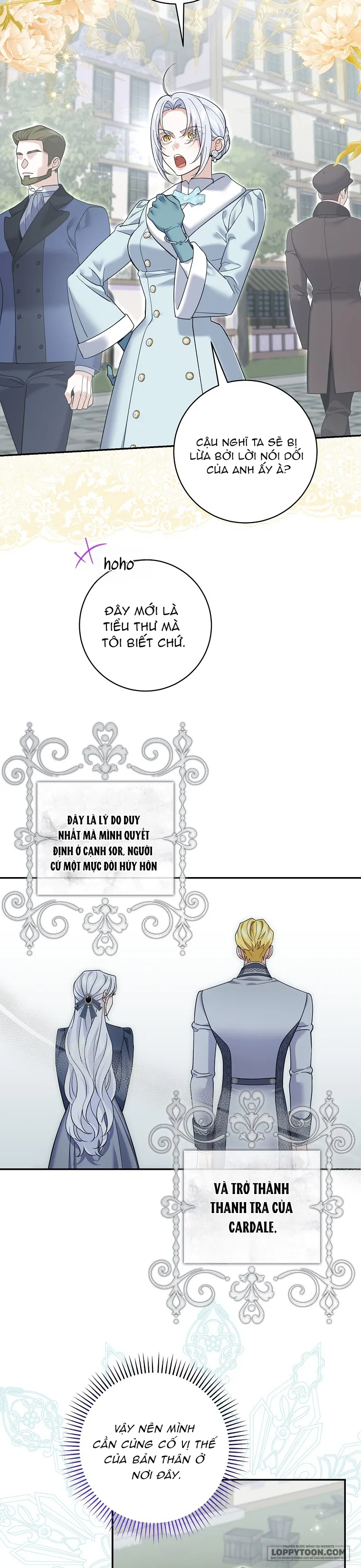 Vị Hôn Phu Phản Diện Cản Trở Con Đường Hoa Của Tôi - Chap 42 - Trang 19